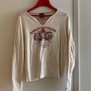 Harley Davidson Ladies Long Sleeve Top